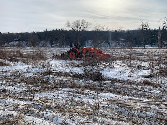 Winter Time Land Management at Three Waters Reserve