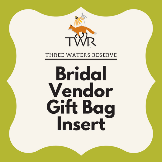 Bridal Expo Vendor - Add-on Gift Bag Insert